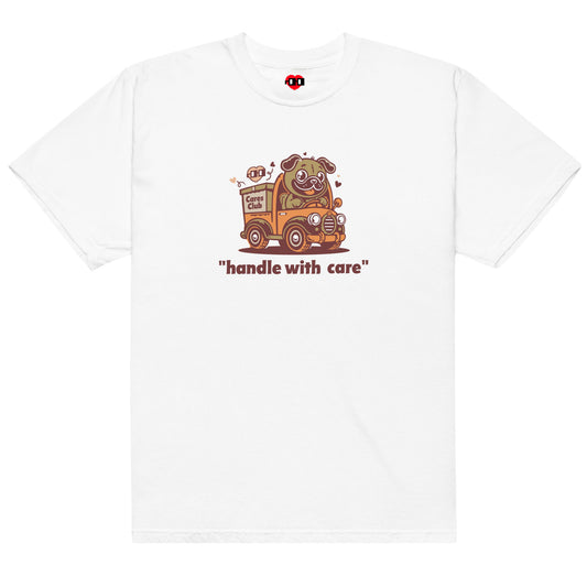 "Handle With Care" T-shirt – White